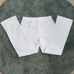 🎁 DG2 Diane Gilmore Jeans 4P White (gold) Linen Like Material super cool 🎁